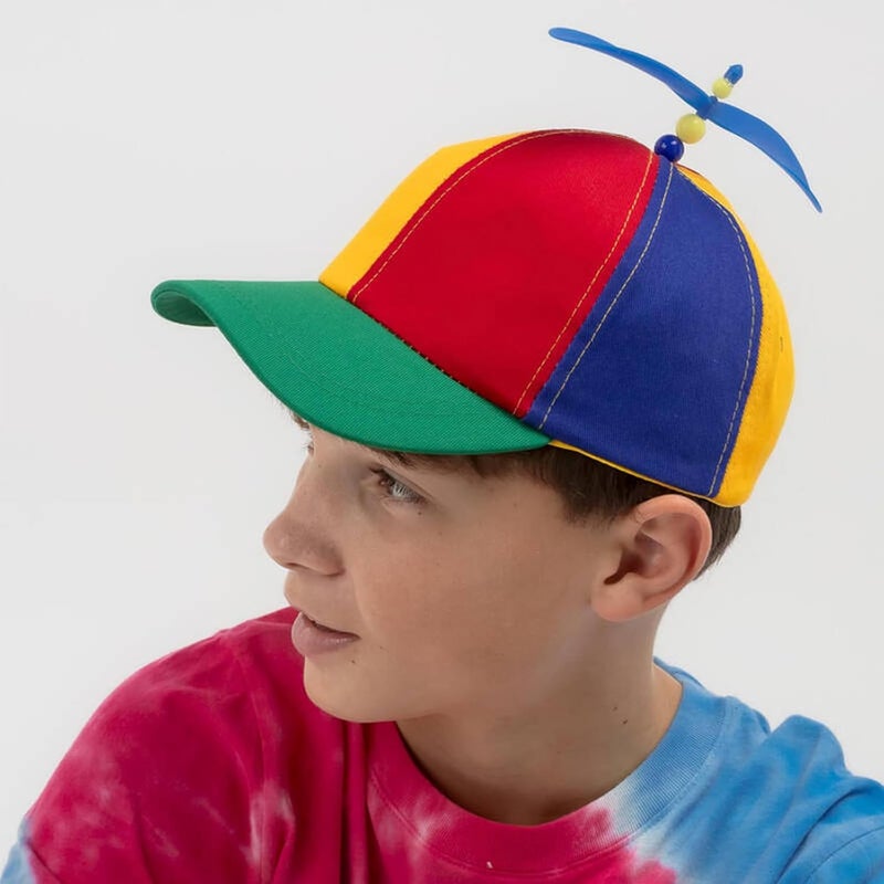 KitWinner Unisex Baseball Cap, Colorful Adjustable Cute Baseball Helicopter Propeller Hat Snapback Hat for School Girl Boy - Image 3